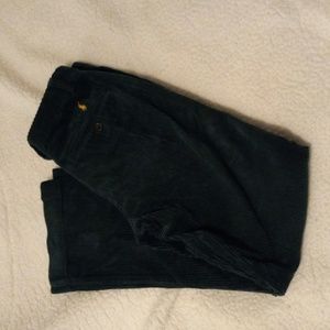Polo Ralph Lauren Boys Youth Size 8 Chunky Corduroy Emerald Green Pants Preppy